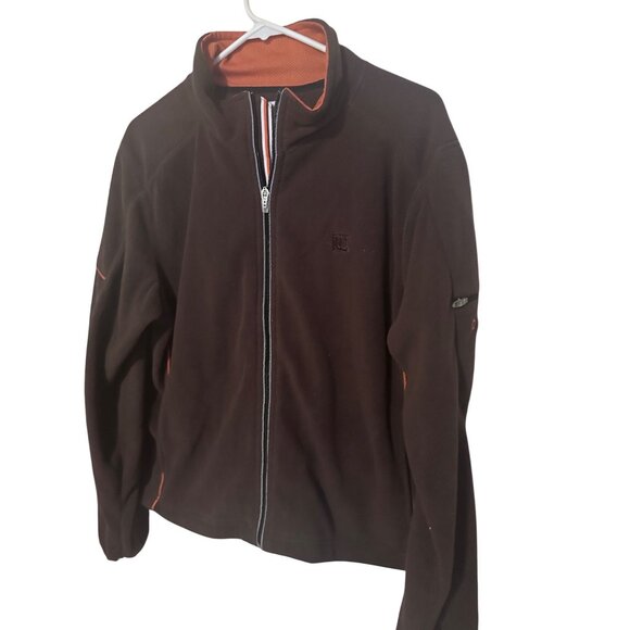 Wilson brown and orange zip up jacket size XL - Picture 5 of 6